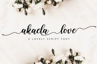 Akalea Love: A Handwritten Typeface for Heartfelt Design
