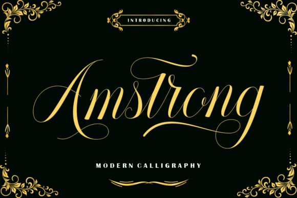 Amstrong Font: A Handwritten Typeface That Elevates Digital Design