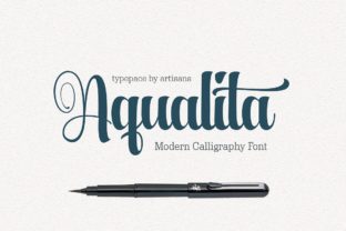 Aqualita: A Handwritten Font That Elevates Your Digital Brand