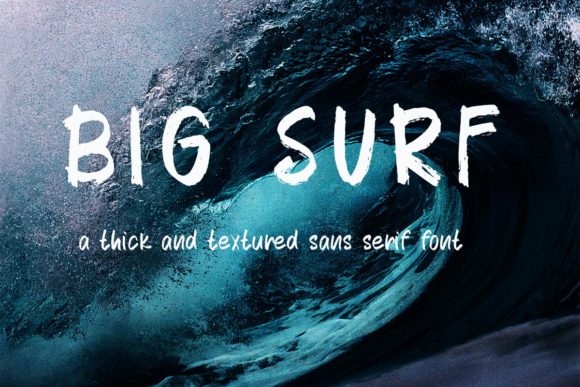 Big Surf Font: A Handwritten Typeface for Modern Web Design