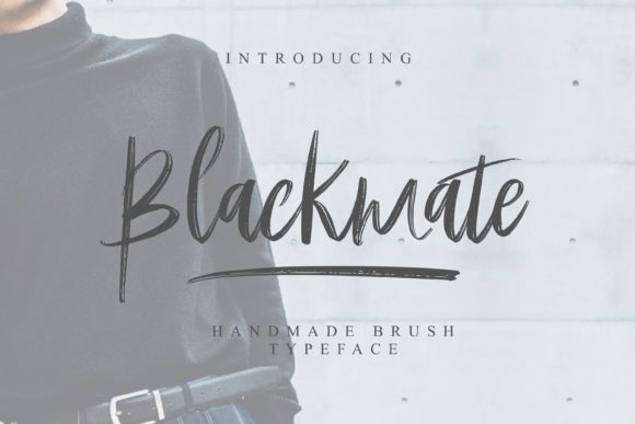 Blackmate: A Handwritten Font for Elegant Design