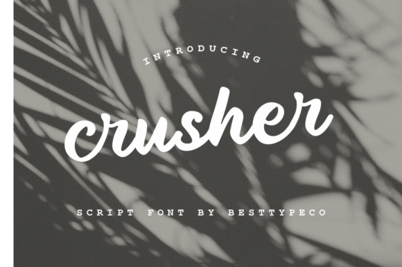 Crusher Typeface: A Versatile Script for Digital Marketers