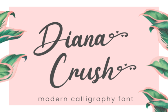 Diana Crush: A Delicate Handwritten Font