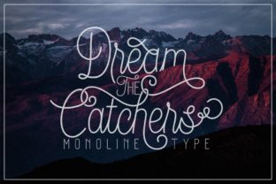 Dream Catchers Font: A Handwritten Typeface for Creative Makers