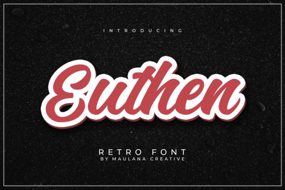Euthen: A Bold Handwritten Font for Stylish Design