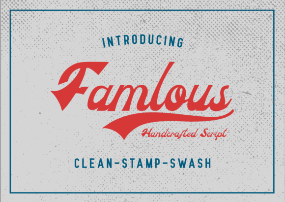 Famlous: A Bold Handwritten Font