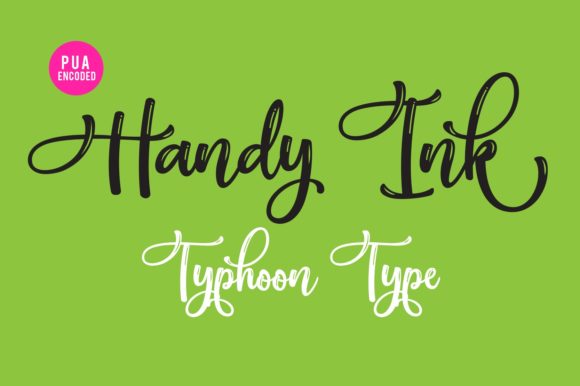 Handy Ink Font: A Handwritten Typeface for Creative Craft Projects