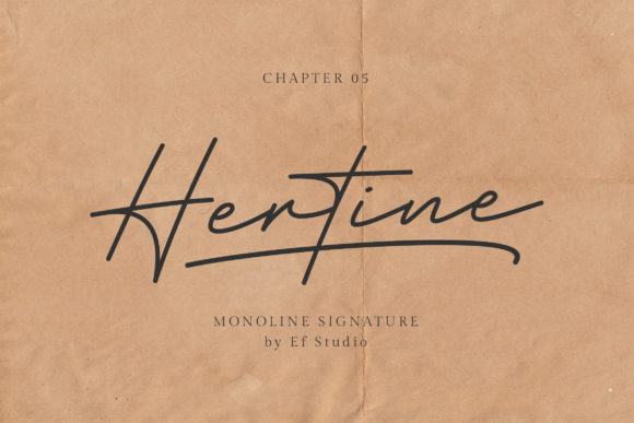 Hertine Font: A Polished Script for Small Business Branding