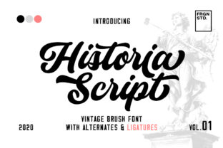 Historia Font: A Sweet Script for Digital Branding