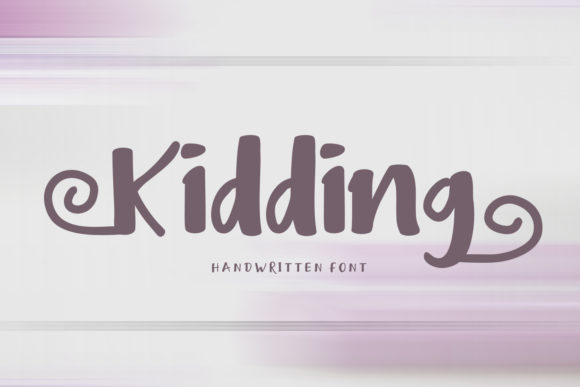 Kidding Font: A Sweet Touch for Your Brand