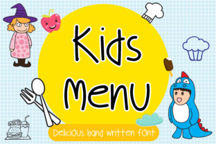 Kids Menu Font: A Playful Typeface for Authentic Branding