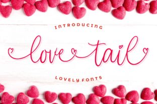 Love Tail Font: A Script Typeface for Romantic Editorial Design