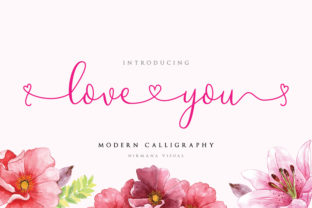 Loveyou Font: A Romantic Typeface for Editorial Design