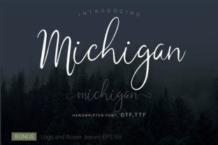 Michigan Font: A Handwritten Typeface for Authentic Branding