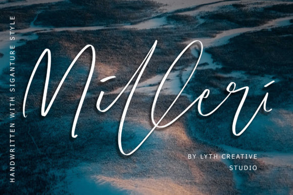 Milleri: A Handwritten Font for Creative Campaigns