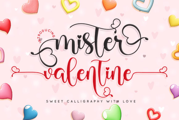 Mister Valentine Font: A Romantic Script for Strong Brand Identity