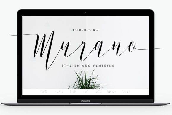 Murano: A Delicate Script Font for Modern Design