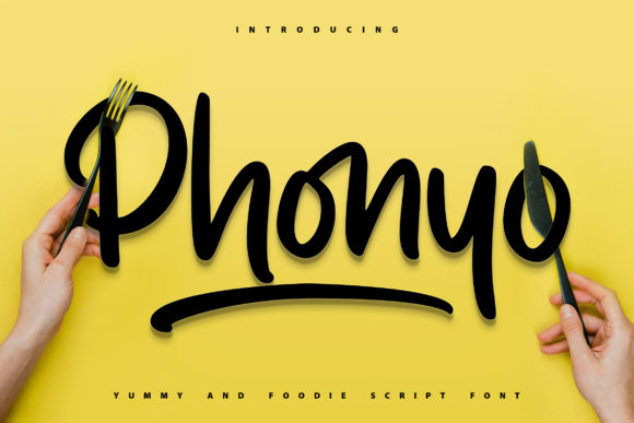 Phonyo: A Bold Handwritten Font for Business