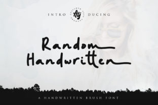Random Handwritten Font: A Rustic Typeface for Editorial Charm
