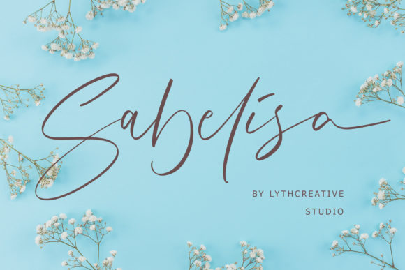 Sabelisa: A Script Font for Elegant Design