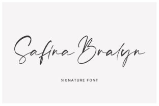 Safina Bralyn: A Handwritten Typeface for Timeless Craft Projects