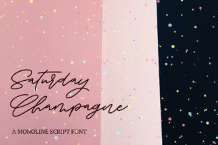 Saturday Champagne: A Script Font for Modern Web Design