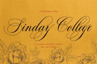 Sinday College: A Script Font That Elevates Your Brand's Personality