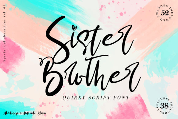 Sister Brother Font: A Handwritten Typeface That Elevates Brand Visuals
