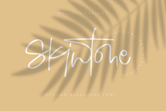 Skintone Font: A Warm Handwritten Typeface for Digital Design