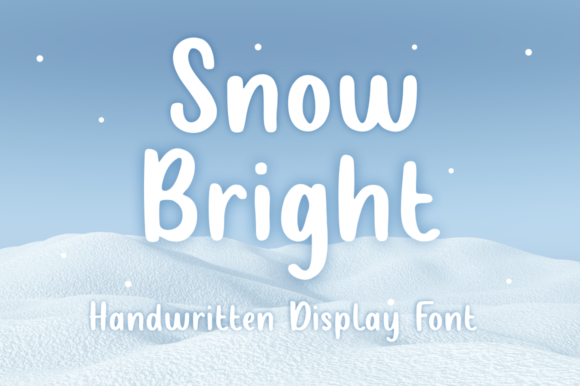Snow Bright: A Handwritten Font for Modern Web Design