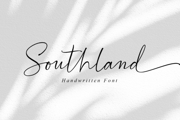 Southland Font: A Handwritten Typeface for Craft Creators