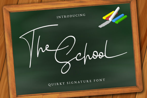 The School Font: A Playful Script for Digital Design
