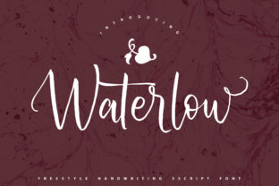 Waterlow Font: A Charming Script for Makers and Creative Sellers