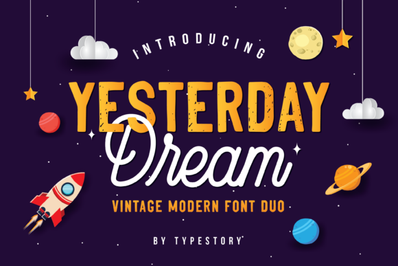 Yesterday Dream Font: A Modern Handwritten Typeface for Editorial Design